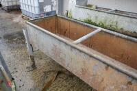 6' ROLLOVER GALVANISED WATER TROUGH - 6