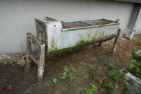 6' ROLLOVER GALVANISED WATER TROUGH - 2