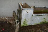 6' ROLLOVER GALVANISED WATER TROUGH - 6