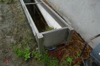 8' STAINLESS STEEL DRINKING TROUGHS - 8