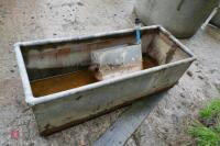 4' GALVANISED WATER TROUGH