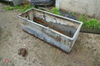 4' GALVANISED WATER TROUGH - 3