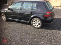 2000 VOLKSWAGON GOLF V6 4 MOTION - 2