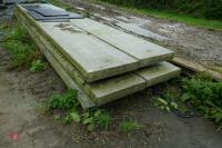 6 X 20' X 2' X 4'' CONCRETE PANELS - 8