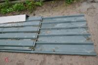 QTY BOX PROFILE ROOFING SHEETS - 6