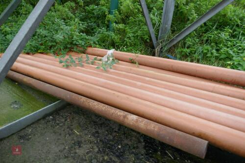 7 X 6 METRES PLASTIC DRAIN PIPES