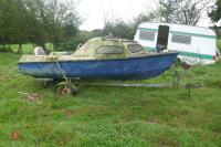 14' LONG BOAT C/W YAMAHA ENGINE