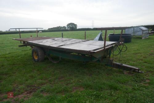 17' SINGLE AXEL TIPPING TRAILER