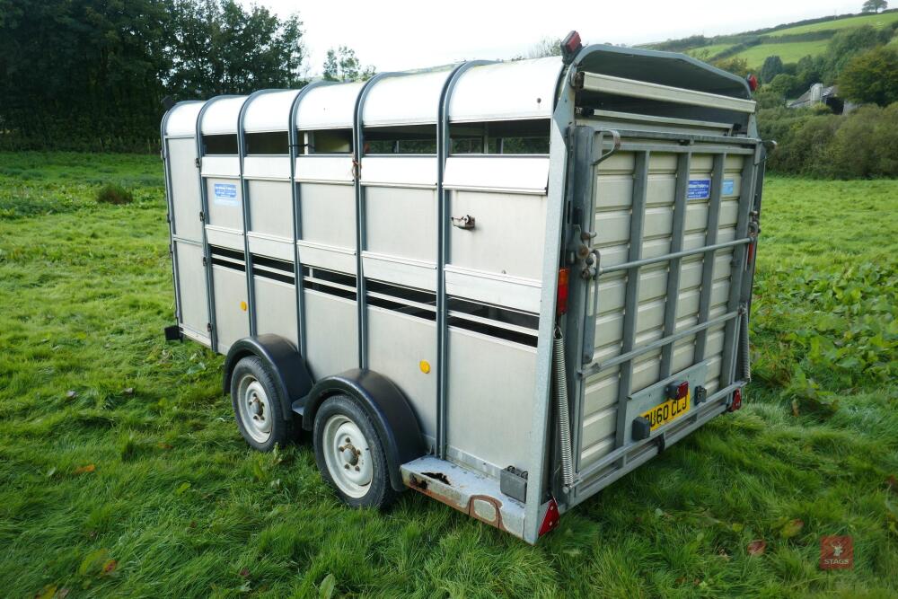 IFOR WILLIAMS TA510-G 12' STOCK TRAILER