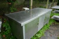 BENHAM STAINLESS STEEL CUPBOARD - 2