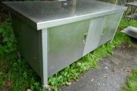 BENHAM STAINLESS STEEL CUPBOARD - 3