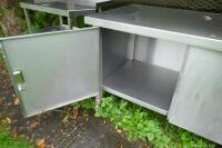 BENHAM STAINLESS STEEL CUPBOARD - 4