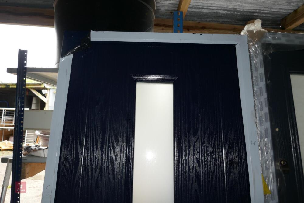 DARK BLUE COMPOSITE FRONT DOOR