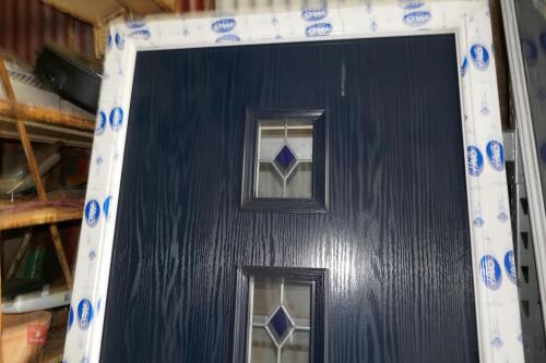 DARK BLUE COMPOSITE FRONT DOOR