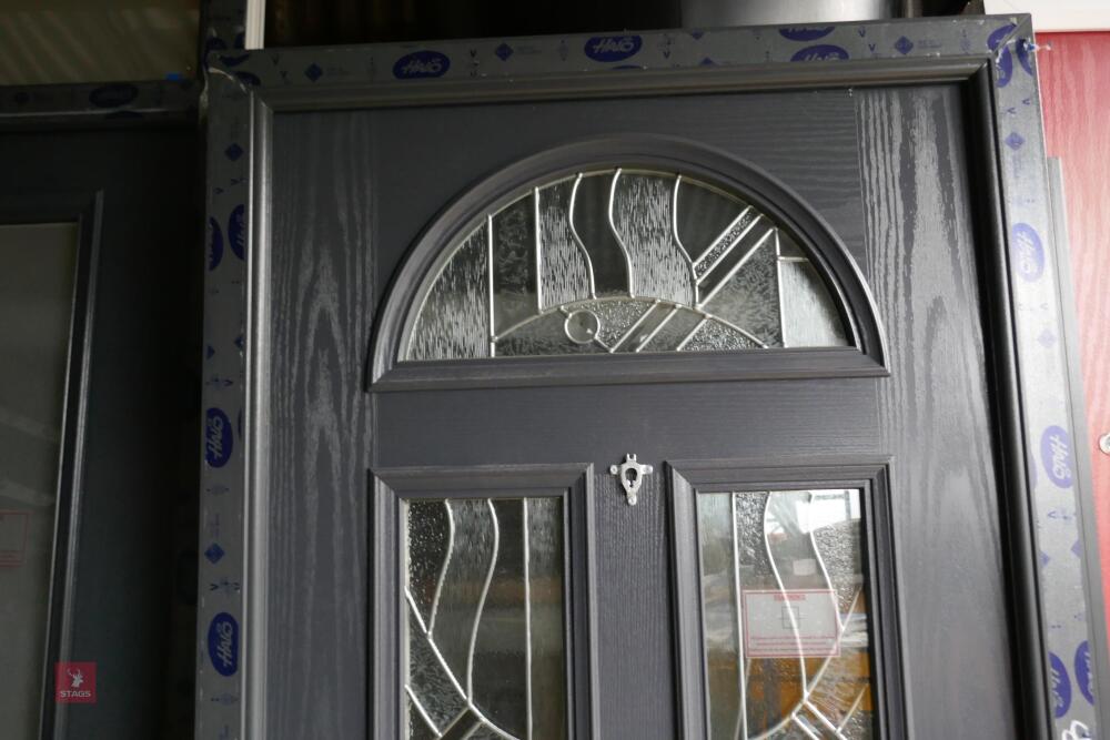 GREY COMPOSITE FRONT DOOR