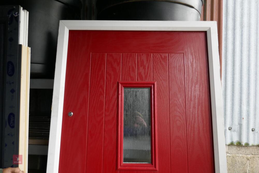 RED COMPOSITE FRONT DOOR