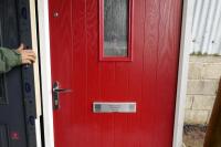 RED COMPOSITE FRONT DOOR - 2