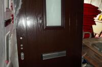 BROWN COMPOSITE FRONT DOOR - 2