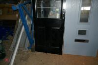 BLACK COMPOSITE FRONT DOOR OR BACK DOOR - 3