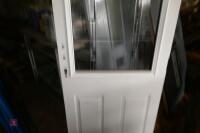 BLACK COMPOSITE FRONT DOOR OR BACK DOOR - 5