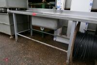 BENHAM CATERING SINK & DRAINER - 6