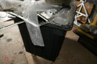 BLACK PLASTIC MOBILE BIN - 4