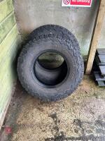 2 X BF GOODRICH ALL TERRAIN TYRES