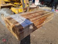 QTY OF USED TIMBER (3) - 2