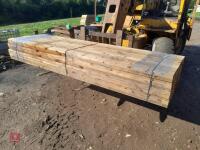 QTY OF USED TIMBER (4) - 2