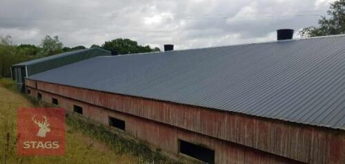 40 USED BOX PROFILE ROOFING SHEETS (2)