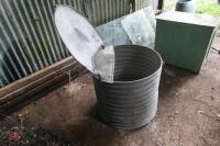 GALVINISED CORN BIN 22'' TALL - 4