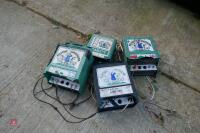 4 ELECTRIC BATTERY FENCE UNITS S/R - 3