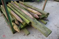 24 WOODEN FENCE STAKES - 5