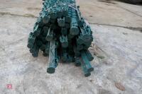 68 GREEN PLASTIC ELECTRIC FENCE STAKES - 7