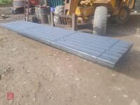 20 USED BOX PROFILE ROOFING SHEETS - 3