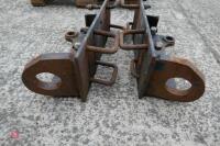 PAIR PIN & CONE BOLT ON BRACKETS - 4