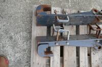 PAIR JCB BOLT ON BRACKETS - 4