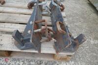 PAIR JCB BOLT ON BRACKETS - 7