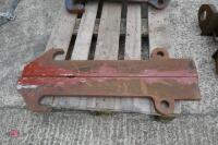 PAIR JCB WELD ON BRACKETS - 3