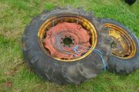 2 X 12.4 32 WHEELS & TYRES - 6