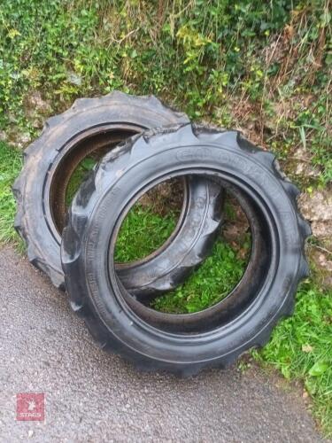 2 X GOODYEAR 9.5 R24 TRACTOR TYRES