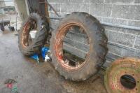 2 DAVID BROWN WHEELS & TYRES - 8