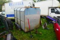 8' TWIN AXLE LIVESTOCK TRAILER