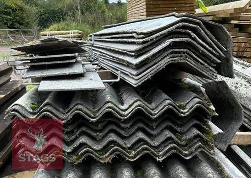 16 X FIBRE CEMENT SHEETS AT 7'