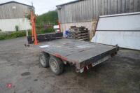 2010 3M X 2M TWIN AXLE HIAB TRAILER - 3