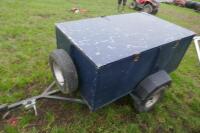 5' X 3' METAL BOX TRAILER - 5