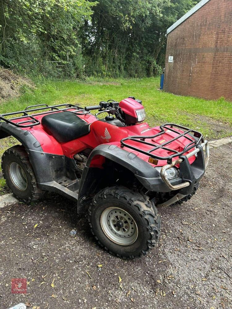 2010 HONDA FOREMAN 500 ES QUAD BIKE