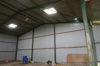 45' X 45' STEEL FRAMED SHED - 3