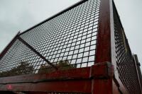 RED METAL STILLAGE - 2