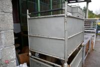 METAL FRAME STILLAGE ON WHEELS - 2